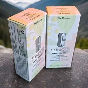 2X Deal! Clinique Even Better SPF15 Makeup Cream Foundation, CN 90 Sand